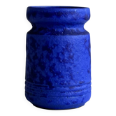 Vintage Studio Pottery Vase – Hartwig Heyne (Hoy), Deep Blue, WGP, 70's