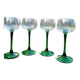 Retro Alsatian glasses x4