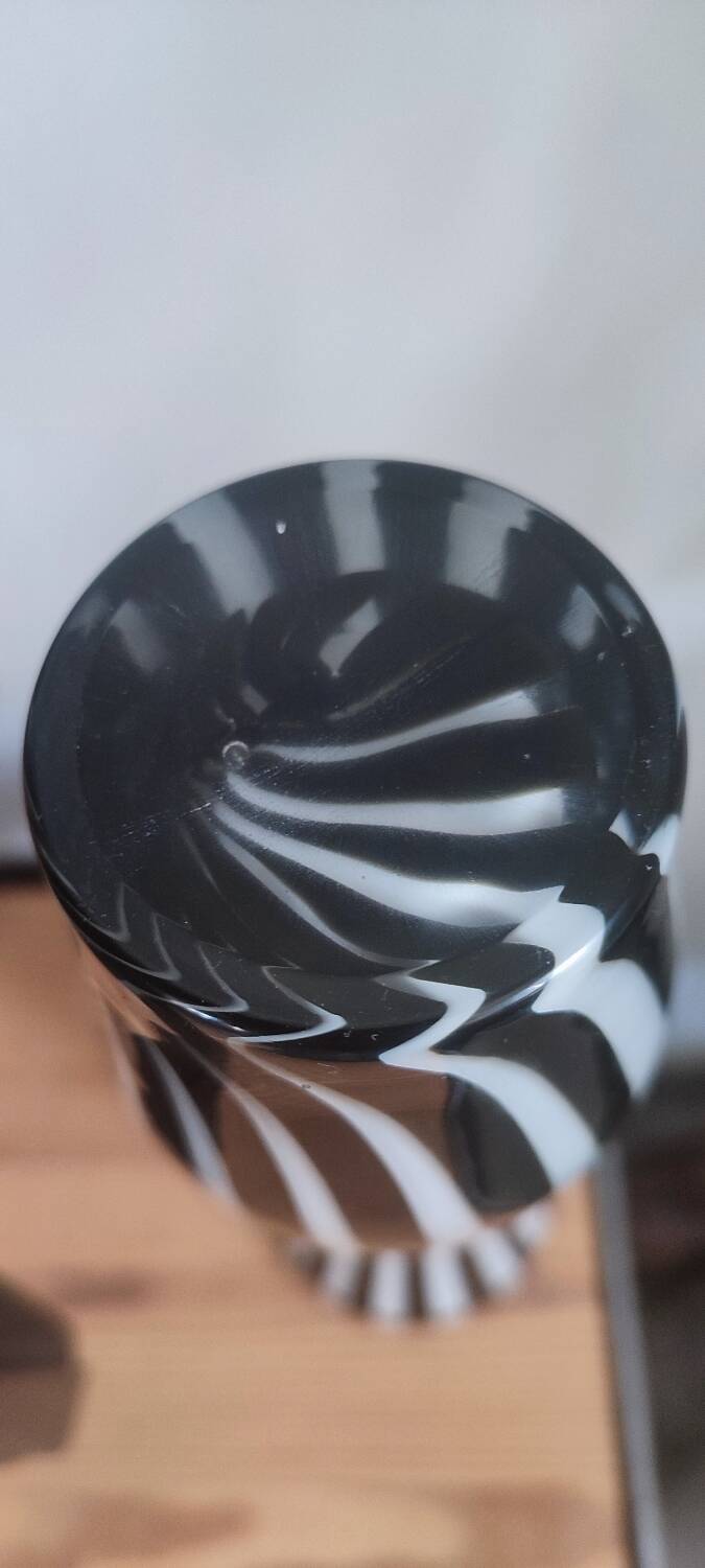 Leonardo Zebra blown glass vase