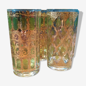 Verres vintages de la marque culver