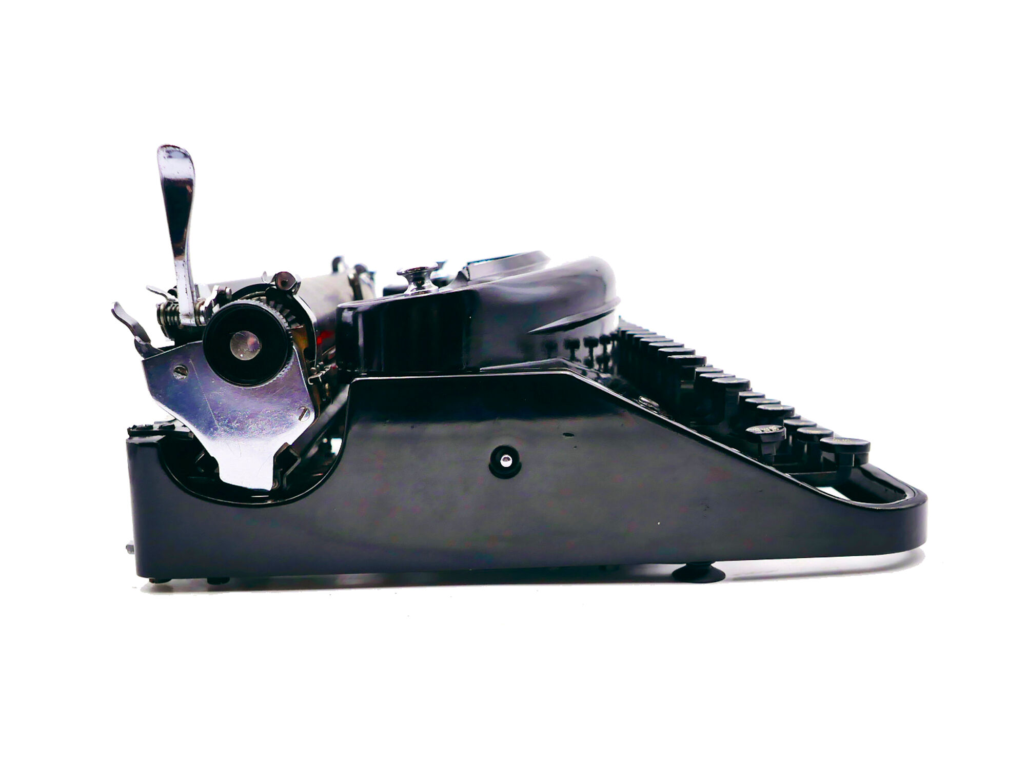 Machine à écrire Remington Noiseless Portable révisée ruban neuf 1932