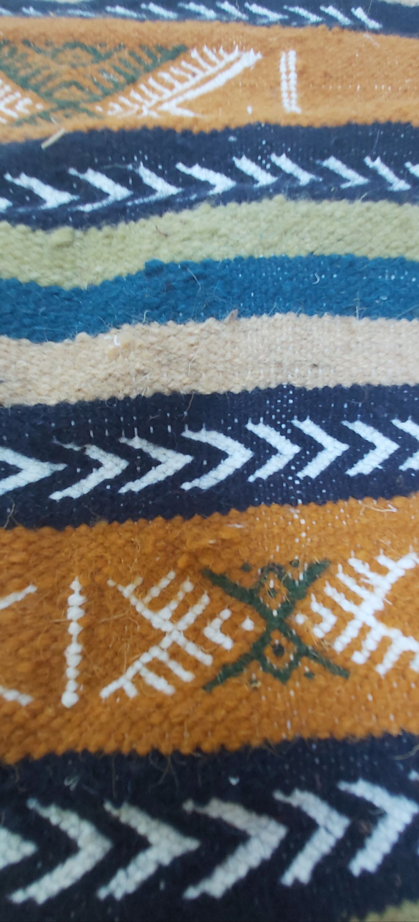 Traditional Berber Kilim handmade in pure wool 55x105cm