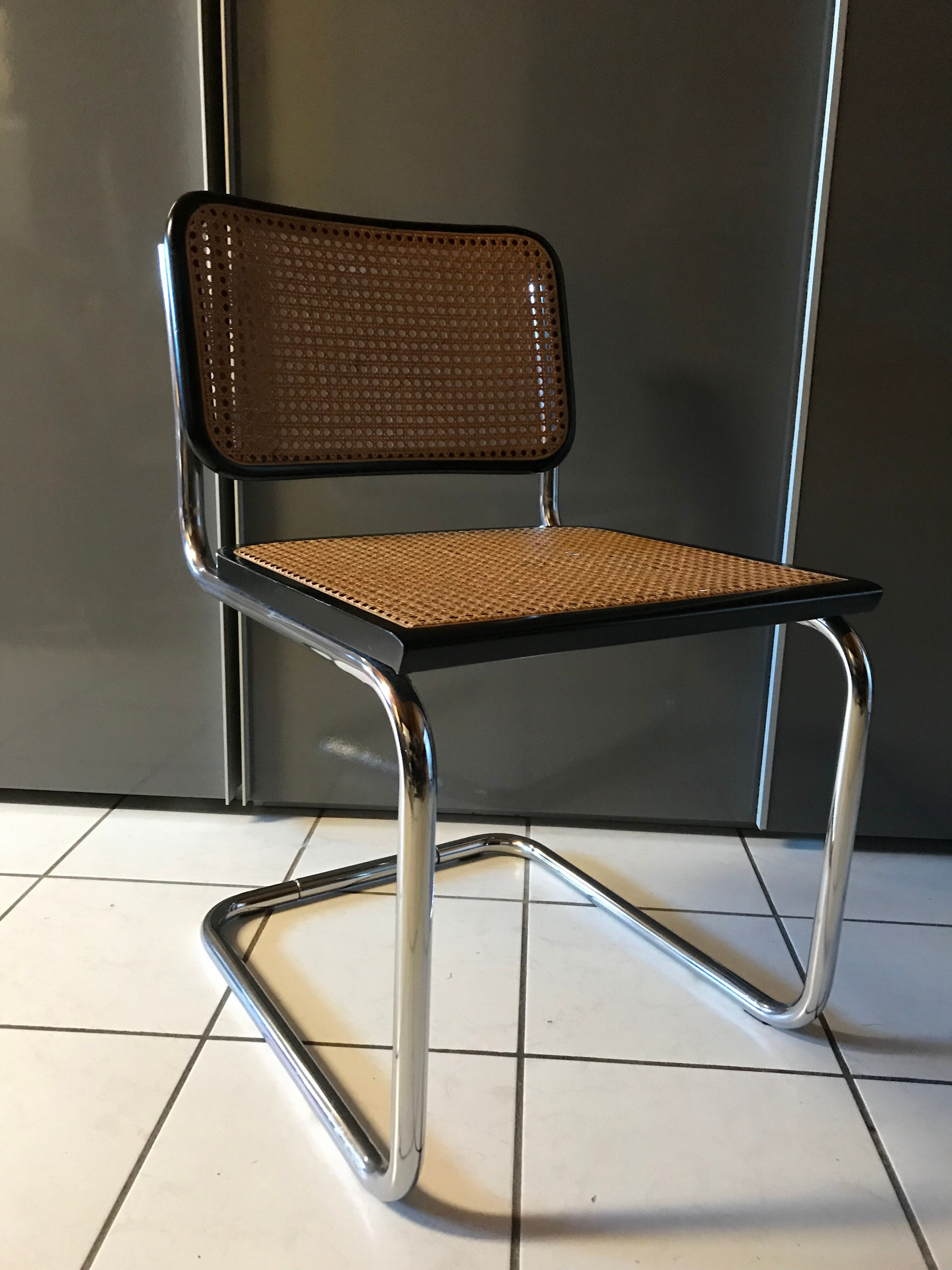 Cesca b32 chair by marcel breuer