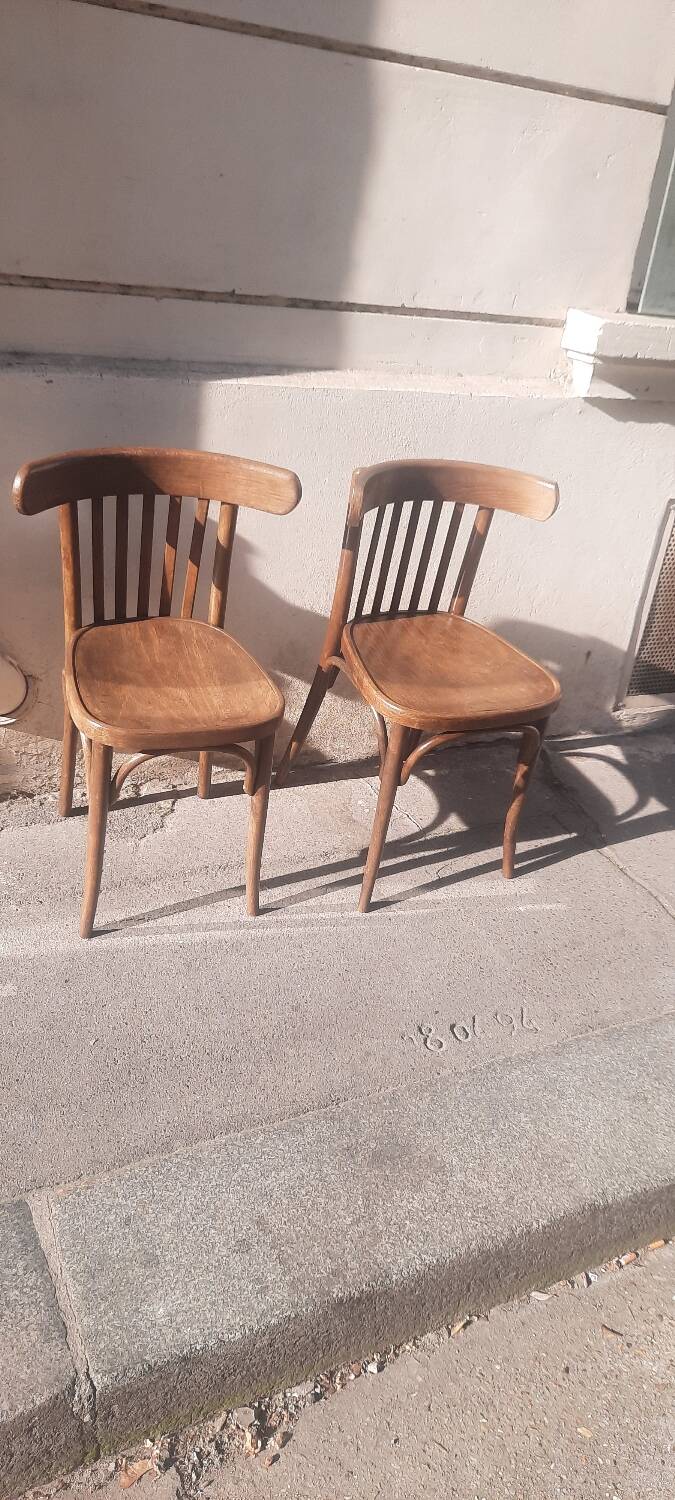 Paire de chaises bistrot