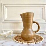 Stoneware pitcher vase