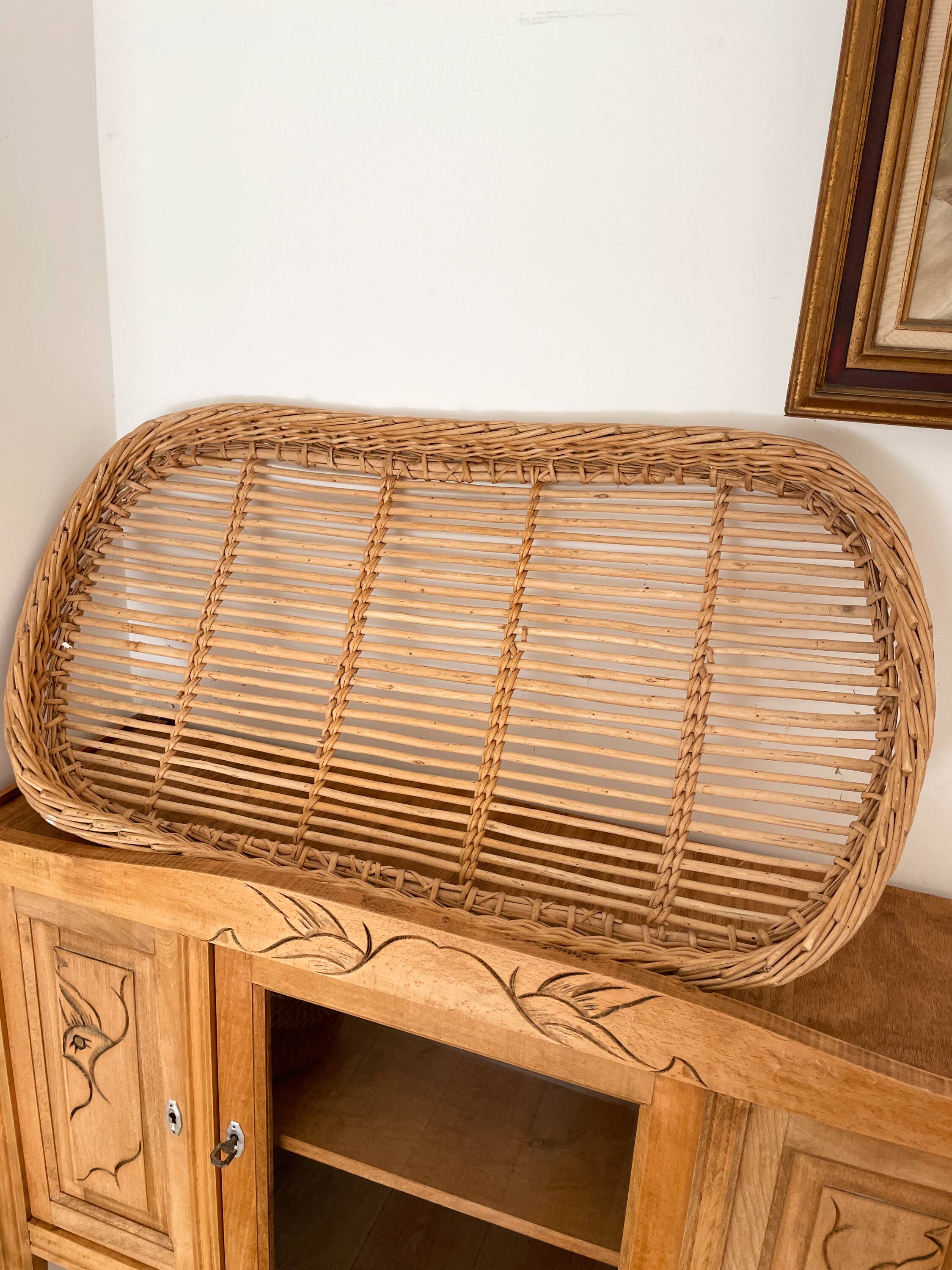 Baker's basket, made of wicker - 91cm