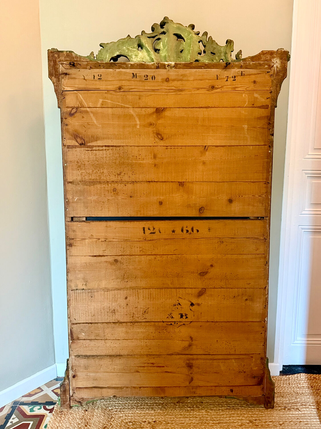 Antique mirror from the Napoleonic era.