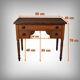Small Oak Desk, Victorian Period, England – Late 19th Century