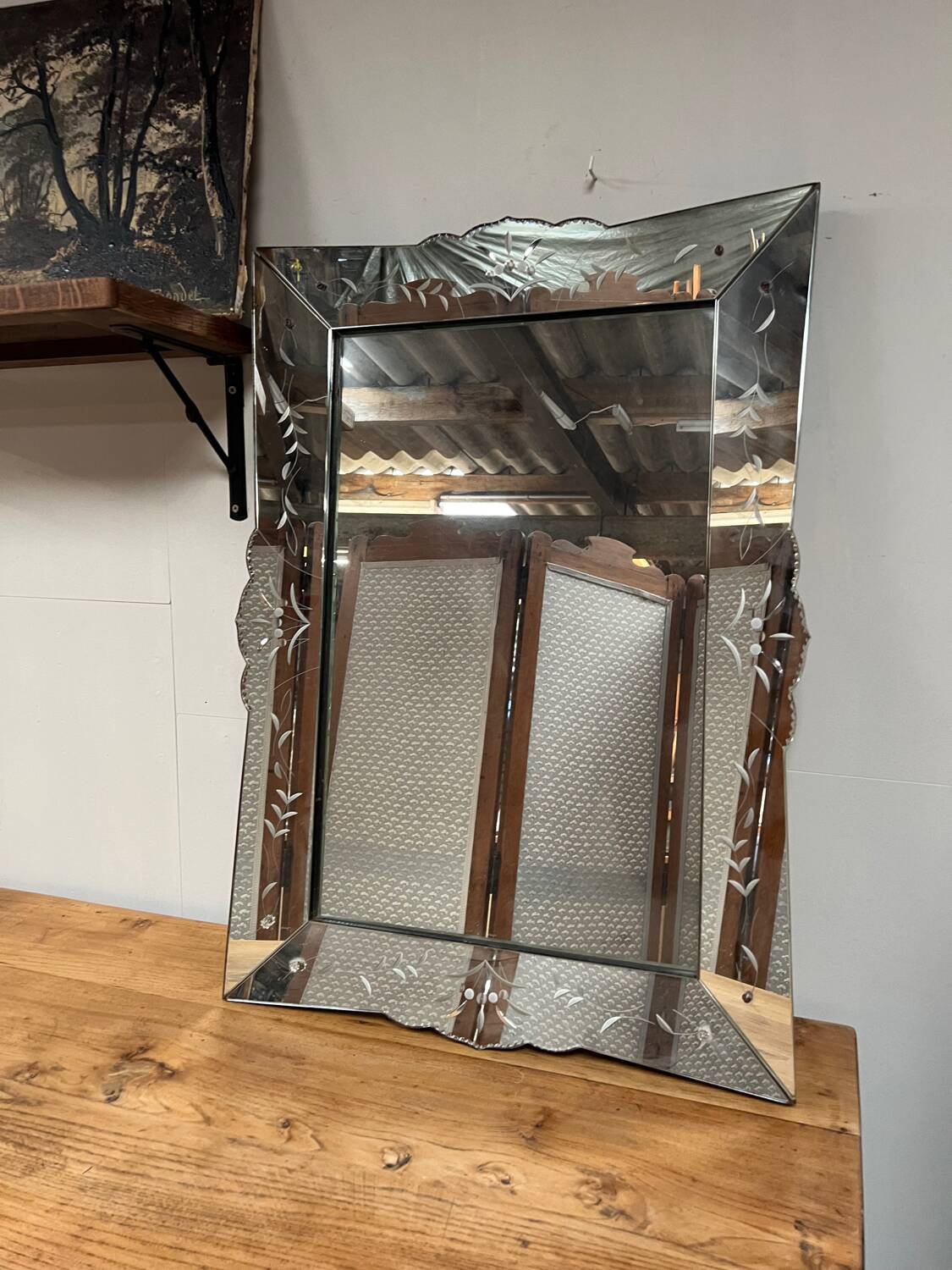 Antique Venetian Mirror