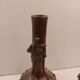 Paire de vases soliflore en bronze. Japon, XIX eme Siècle.-