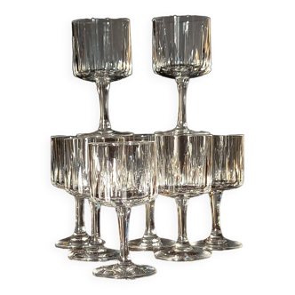 Crystal liqueur glasses