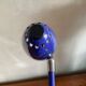 Vintage blue iron lamp