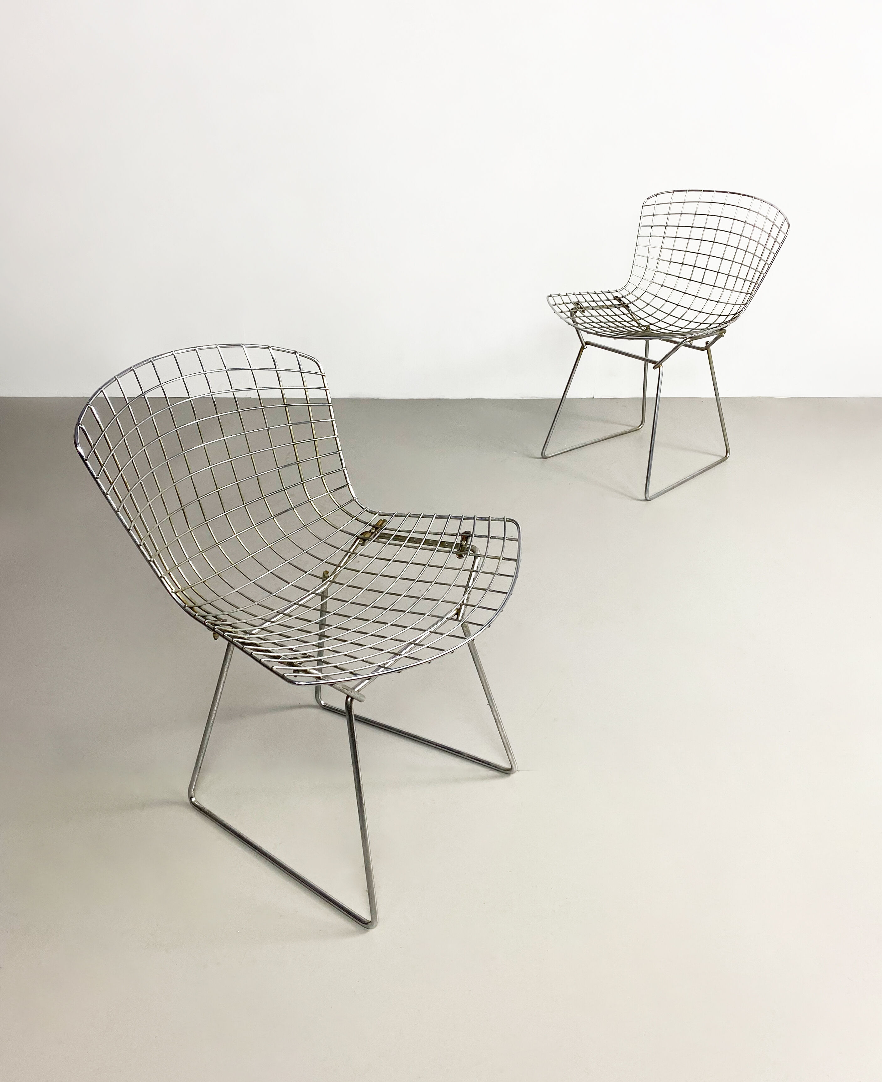 Paire de Side chairs d'Harry Bertoia édition Knoll
