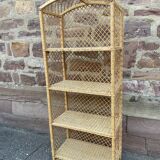 Colonial rattan shelf