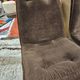 Pair of vintage velvet armchair chair 1970"