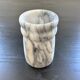 Grey marble vase