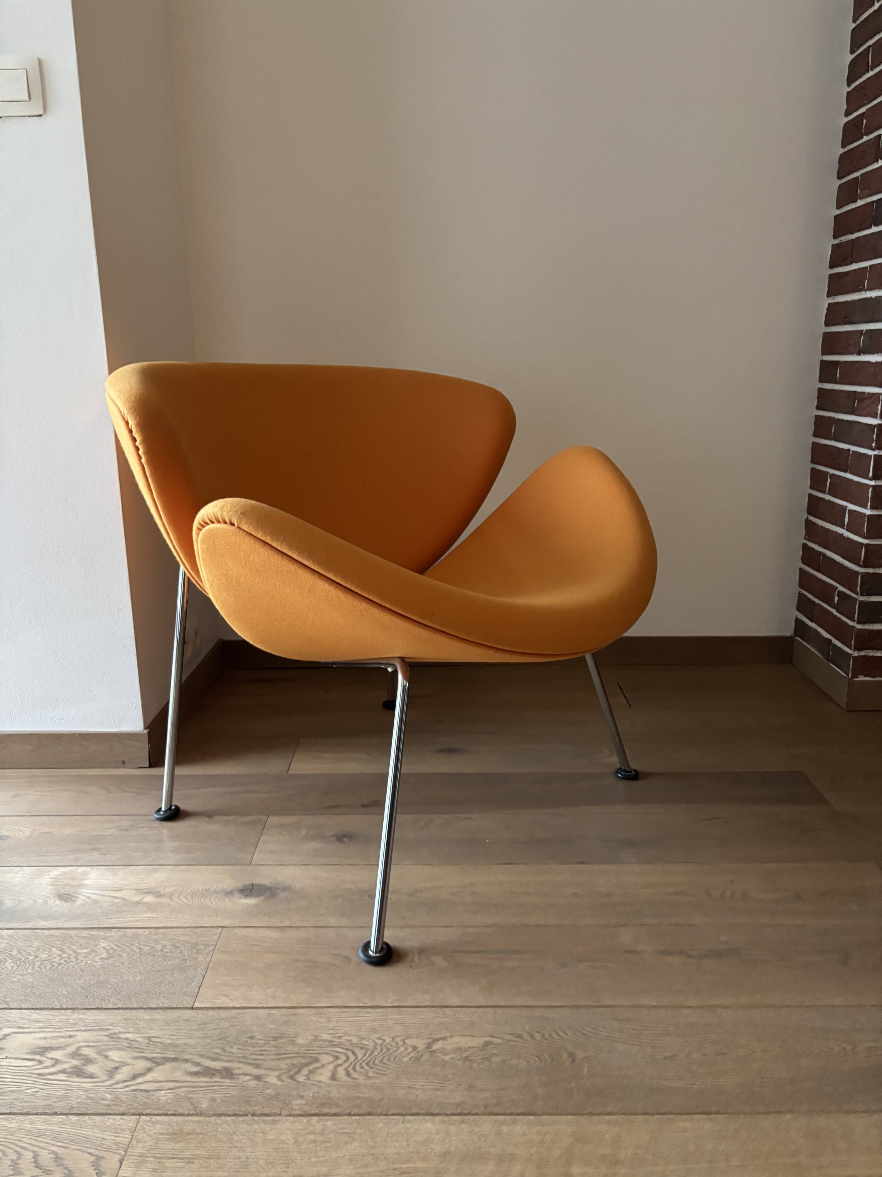 Orange slice artifort armchair