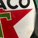 Plaque publicitaire texaco USA de 1958