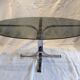 Vintage glass coffee table
