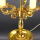 Bronze Bouillotte Lamp in Solid Empire Style Five Lights * Lucien Ga
