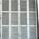 Set of 2 pairs of 19th century solid oak shutters