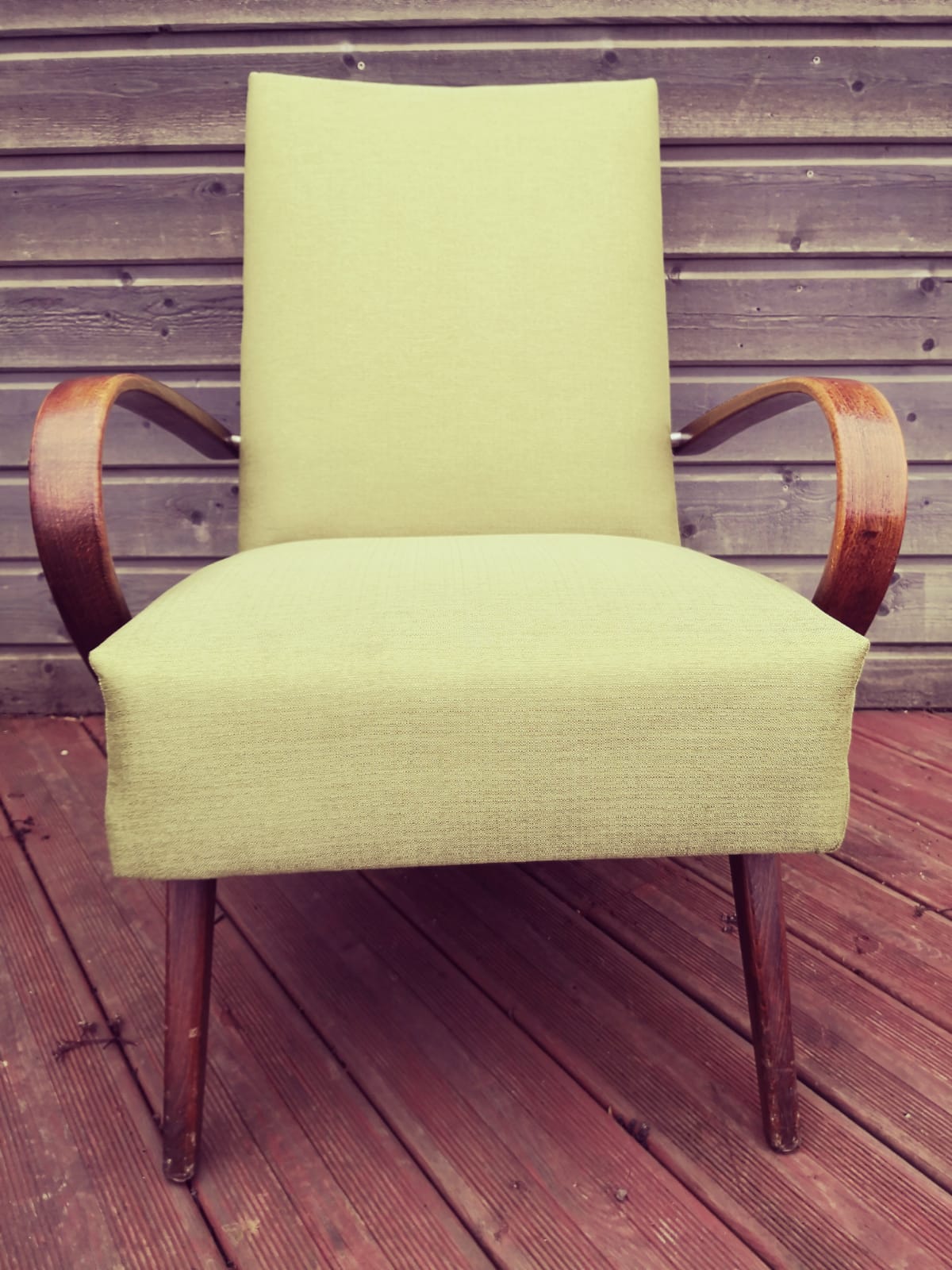 Pair of vintage Czech armchairs, Scandinavian style, 50s