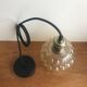 Vintage Lightly Smoked Glass Globe Pendant Light Electrical System New