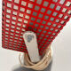 Set of 3 sconces 50s red metal