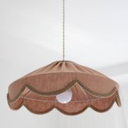Suspension forme florale unie Cosette "classic linen"