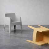 Set of 4 Vintage Mid-Century Modern Atlantide Collection Toy Plastic Chairs