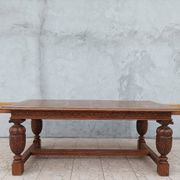 Renaissance style oak table