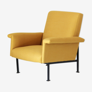 1950 vintage yellow armchair