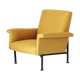 Fauteuil jaune vintage des années 1950