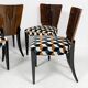 Set of 4 chairs H-214 Jindřich Halabala UP Závody 1950-1959
