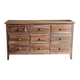 Teak sideboard with shell handles, refurbished | Léon