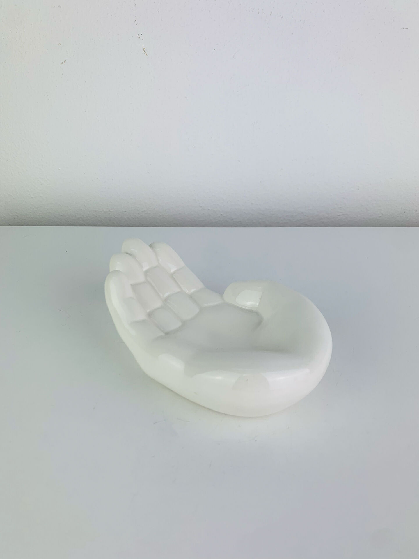 Vintage white ceramic catchall tray