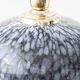 Venini Murano Glass Table Lamp, Black and White Spotted, Italy, circa 1970s