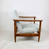 Light Blue GFM-142 Armchair by Edmund Homa, 1970s