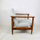 Light Blue GFM-142 Armchair by Edmund Homa, 1970s