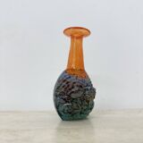 Rare Kjell Engman for Kosta Boda Sweden vase Rio face glass miniature vase