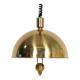 Florian Schulz Brass Pendant with Lights, Germany, 1970