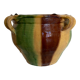 Planter cover in glazed clay South West