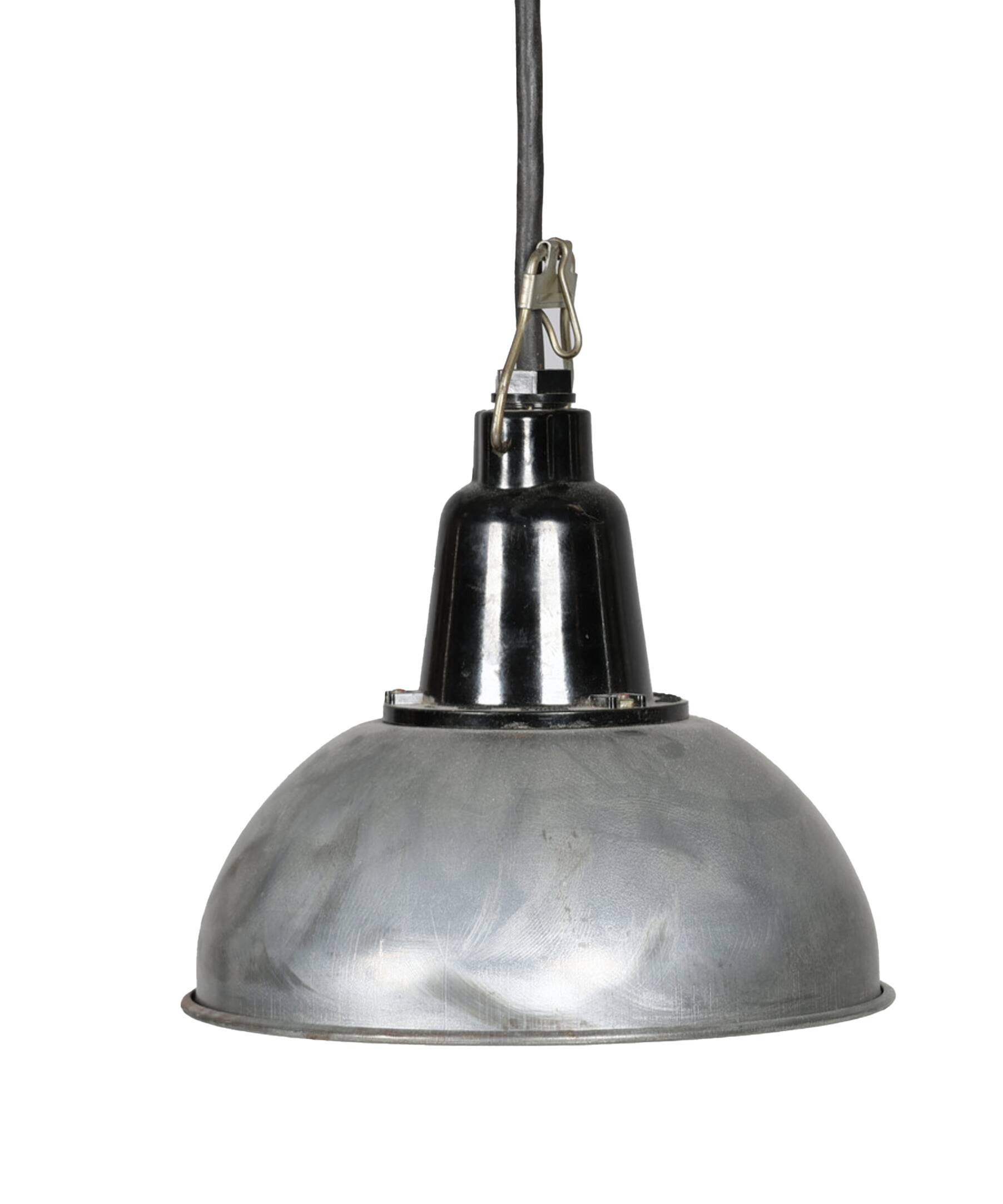 2 Industrial pendent in Iron&Bakelite 1950