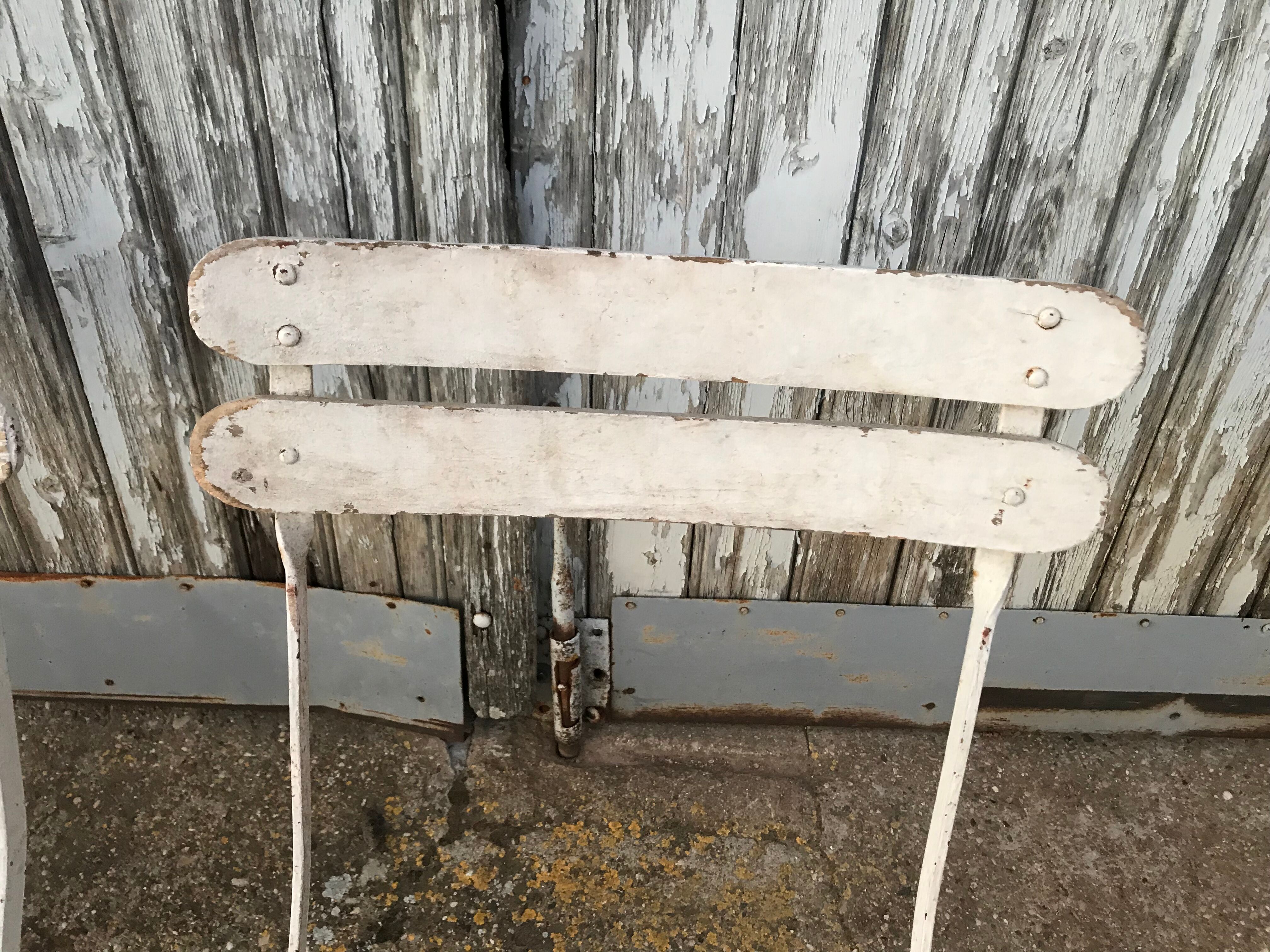 4 folding garden chairs