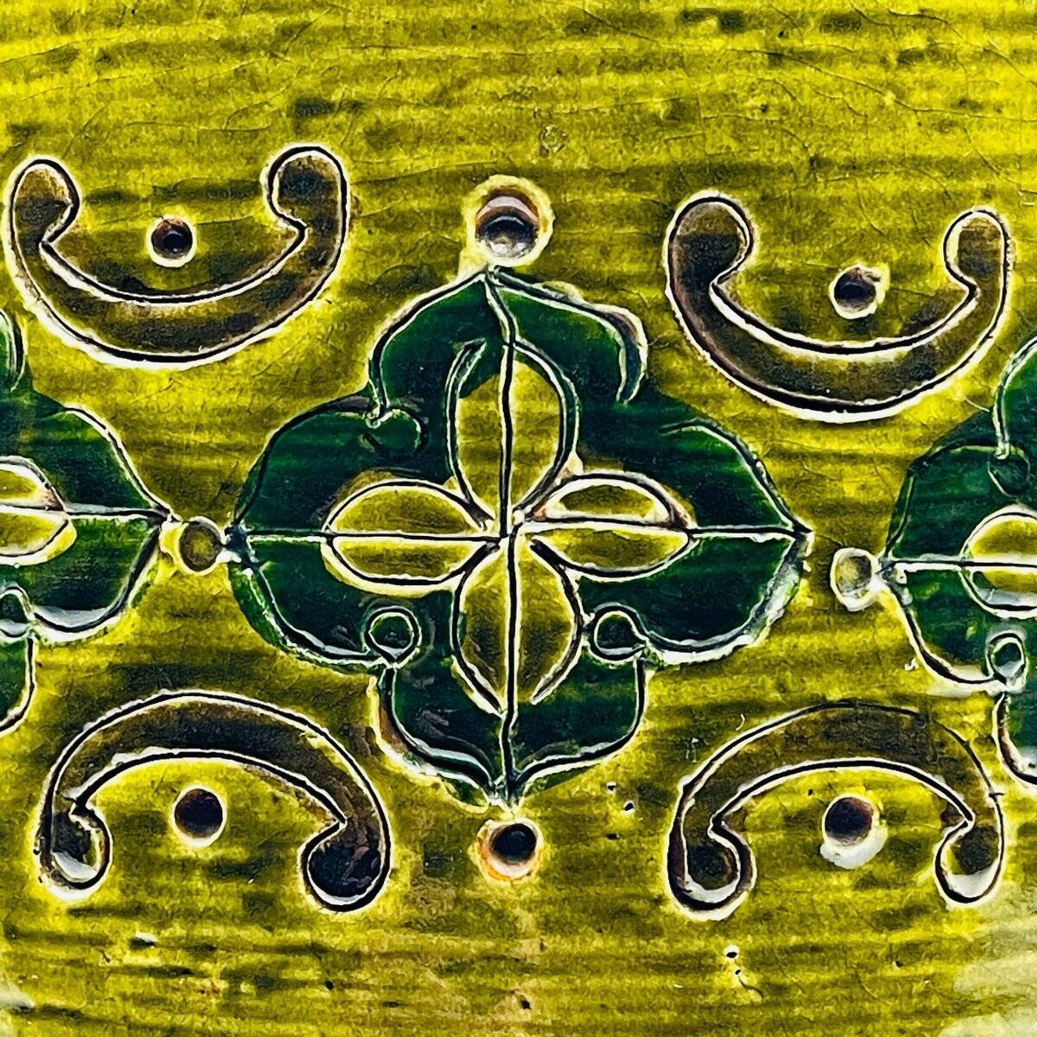 Vintage ceramic vase by Aldo Londi for Bitossi, Italy, 1970s.