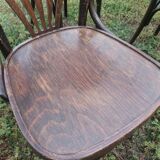 Set of 30 vintage bistro armchairs