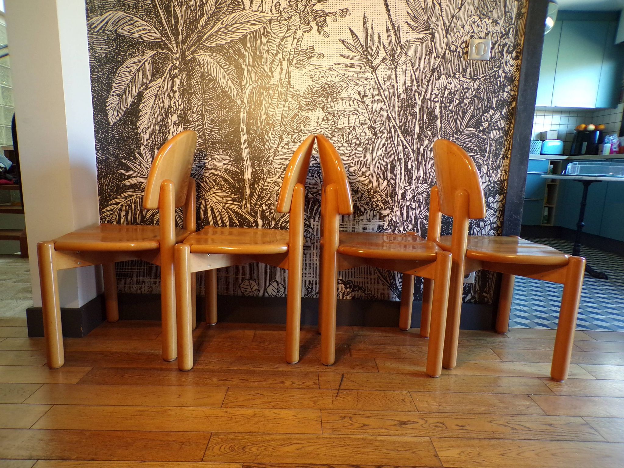 Set 4 chaises Rainer Daumiller pour Hirtshals Savvaerk