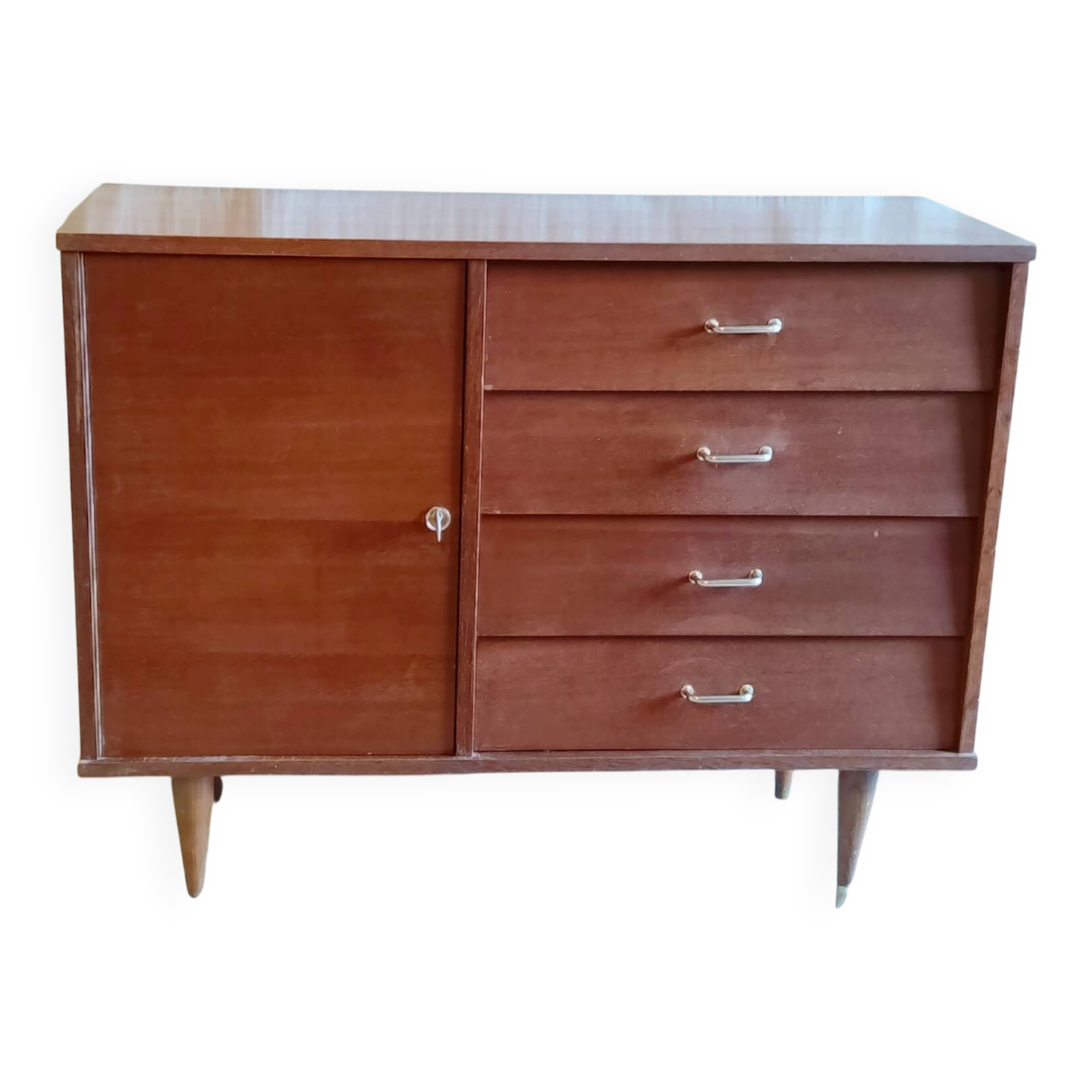 Vintage wooden sideboard / buffet - mid 20th century