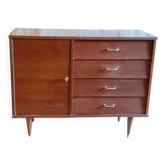 Commode / buffet vintage en bois - mid. XXeme