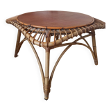 Rattan coffee table